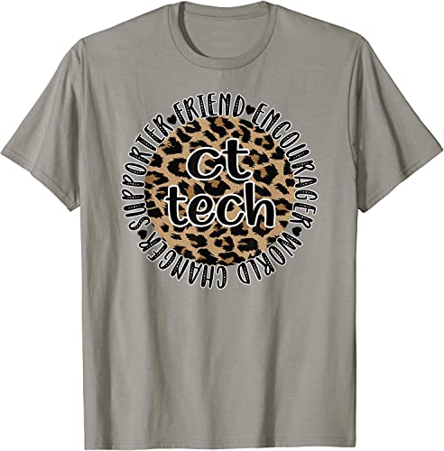 DFHXALH Computed Tomography Technologist CT Tech Week T-Shirt Grey(XX-Large)