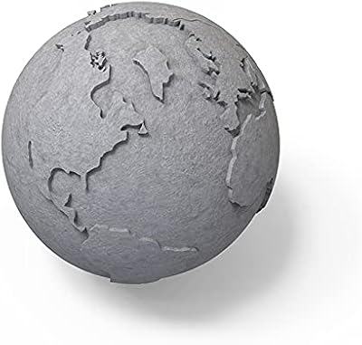 BOOWAN NICOLE Concrete Globe Silicone Mold Cement Handmade 3D World Ball Mould Desktop Decoration Tool