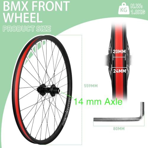 MAKELEN Heavy Duty BMX Rear Wheel
