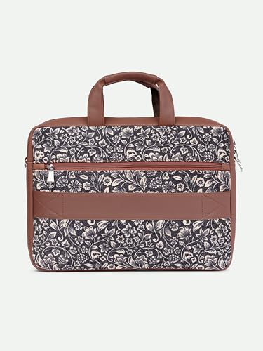 Image of ZOUK Arin Laptop Bag | Slim & Stylish Laptop Bag for Women Office Use | Fits 15.6+ Inch Laptop | Padded Compartment Fits up to 17 Inch Laptop | Water-Resistant | Lightweight