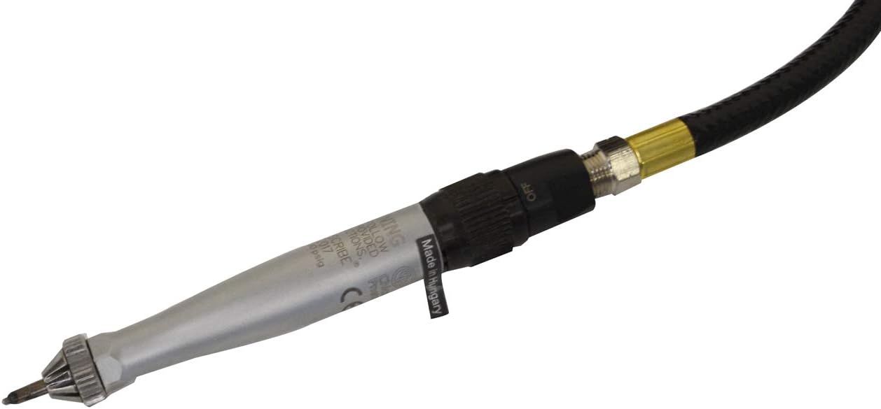 Pneumatic Air Scribe Set Model CP9361 Jewelry Making Metal Scribing Carbide Tip Engraver Tool Kit