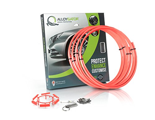Pink - AlloyGator Alloy Wheel Protectors | Rim Protectors | Wheel Protectors | Wheel Protection | Alloy Wheel Protection | Fits 13â€“21 Inch Wheel Diameter | 14 Colours Available