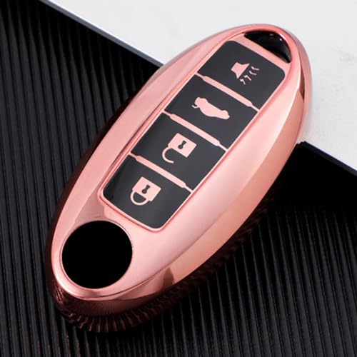 Funda para llave de coche de 4/5 botones Tiida Pathfinder Note para Nissan Juke