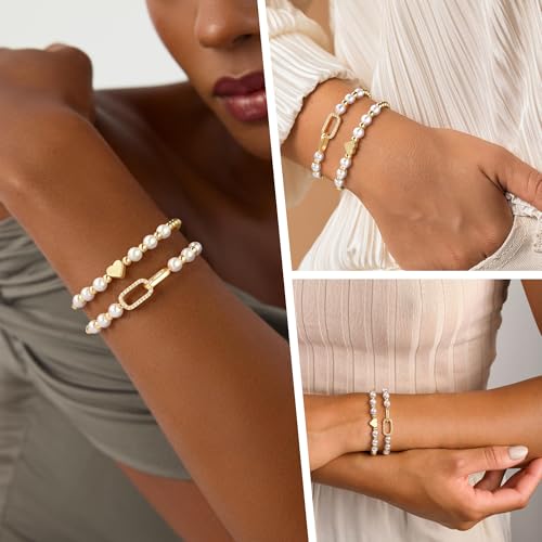  14K Gold Plated Bracelets Set - image 4