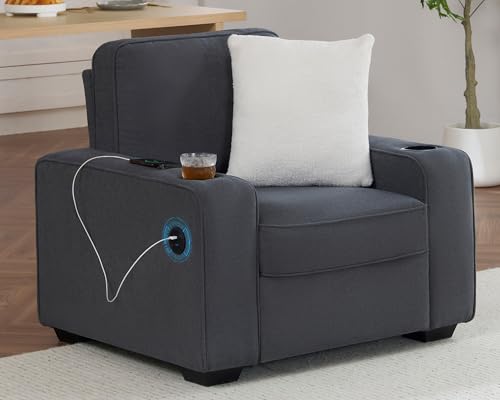 AMERLIFE Chenille Sofa Chair