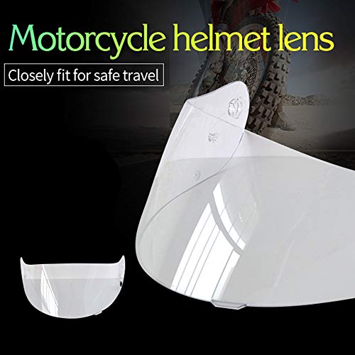 Romacci Capacete de proteção anti-vento anti-riscos para motocicleta Substituição da viseira de lent