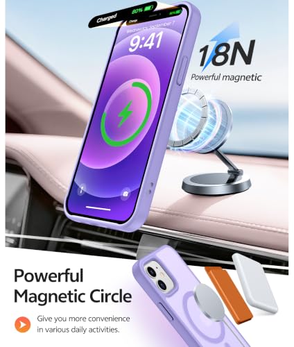 Image of FNTCASE for iPhone 12 / 12 Pro Case, with Screen Protector, Fit for Magsafe