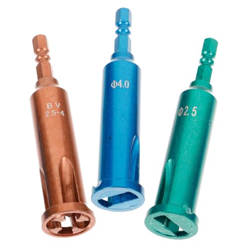 Dénudeur de câble pour perceuse Lurrose 4 ensembles d'outils de décapage en acier inoxydable