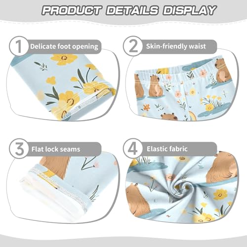 Girls' Leggings Cute Capybaras Duck Kids Yoga Tights Pants 1 Pack 208617213
