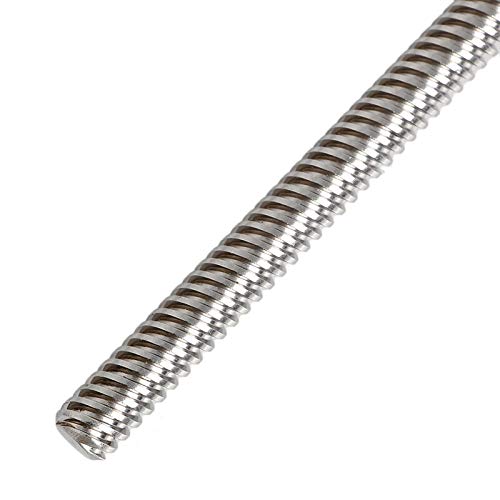Lysee 3D Printer Parts & Accessories - 100-600mm 3D Printer T8 8mm Rod Lead Screw Nut Z Axis Linear Rail Bar Shaft for 3D Printer Accessories C26 - (Size: 300mm)