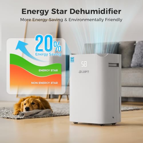 Basement-Dehumidifier-with-Drain-Hose-100-Pints-Energy-Star-Dehumidifiers-for-Home-Large-Room-6000-Sqft-Quiet-Dehumidifier-with-Adjustable-Humidity-Control-Auto-Defrost-15-Gal-Water-Tank Basement Dehumidifier with Drain Hose 100 Pints Energy Star Dehumidifiers for Home Large Room 6000 Sqft Quiet Dehumidifier with Adjustable Humidity Control Auto Defrost 15 Gal Water Tank