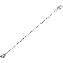uxcell Stainless Steel Bar Mixing Spoon Cocktail Spoon with Long Handle Spa