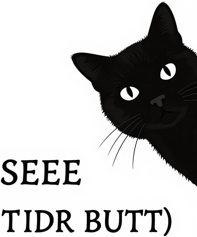 Funny Black Cat Diamond Art Kits for Adults Beginners -14x14in