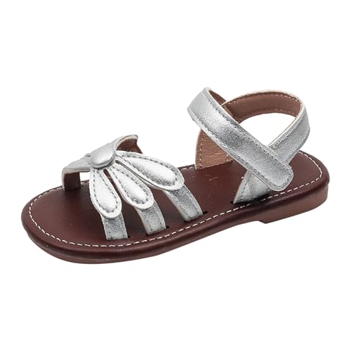IWIHMIV Kids Beach Sandals Girls Open Toe Cute Flat Summer Dress Shoes Non Slip Lightweight Beach Walking Sandals