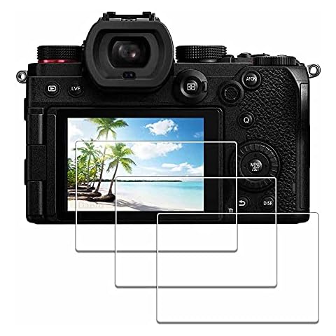 Screen Protector for Panasonic LUMIX S5 [3 Pack] ,iDaPro Tempered Glass Easy Installation Cover