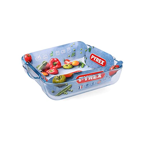 Pyrex Cook&enjoy Fuente Cuadrada Con Asas Horno Boro 25x21x6cm