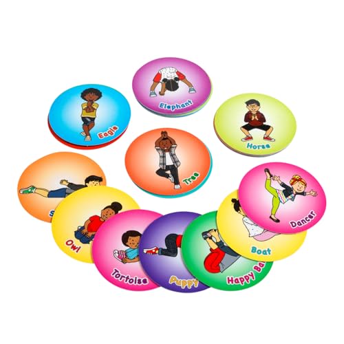 Really Good Stuff Yoga Chips for Kids - 24 Pack