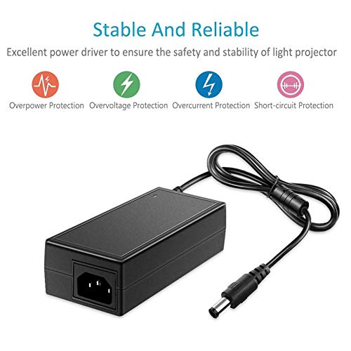 Joylit 24V 3A Power Supply 72W, 110-240V 50/60Hz Ac To Dc 24 Volt 3Amp Adapter With 5.5 X 2.1Mm Us Plug Cord For Led Strip Light, 3D Printer,Ride On Toys #TOP1