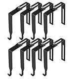 Compatibilité : ces supports de cloison réglables s'adaptent à la plupart des épaisseurs de cloisons, de miroirs et de portes. ils se transforment facilement en porte-vêtements à suspendre au-dessus d'un miroir ou en crochets métalliques pour cloisons, en crochets pour manteaux ou en crochets permettant d'optimiser l'espace au bureau