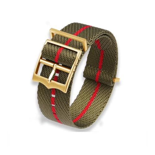 Bracelet de montre en nylon souple de qualité supérieure 22mm compatible Tudor et Rolex