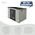 Domi 6x8FT Outdoor Resin Storage Shed with Transparent Windows & Louvered Vents, Plastic Tool Shed with Double Lockable Doors & Sloping Roof, Outside Garden Shed for Backyard, Patio, Lawn, Grey