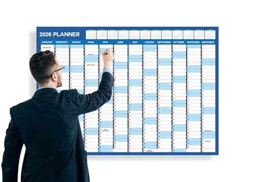 Nebosoft Gaming - Planificador pared 2026, calendario pared grande ...