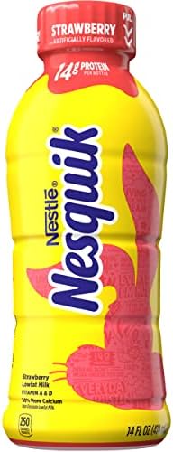 Nesquik Strawberry Flavored Lowfat Milk, Ready to Drink