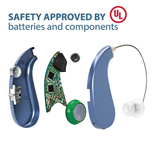 Digital Hearing Amplifier For Seniors - Rechargeable Behind The Ear Amplifier, (Bte) For Moderate Hearing Amplification, Usb Charging Kit By Britzgo #TOP3