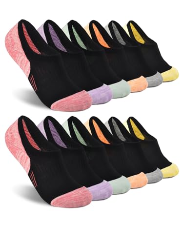 No Show Socks Womens Low Cut Causual Socks Cushioned Athletic Running Sock