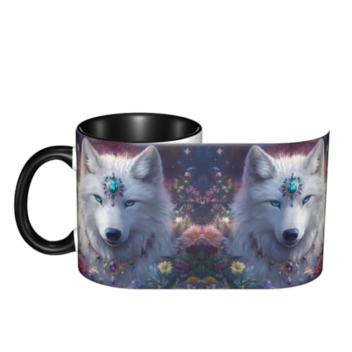 Taza de cerámica 11 oz para café y té miniatura 3