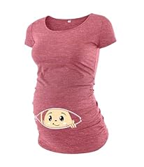 Heather Pink - Baby Maternity T-shirt