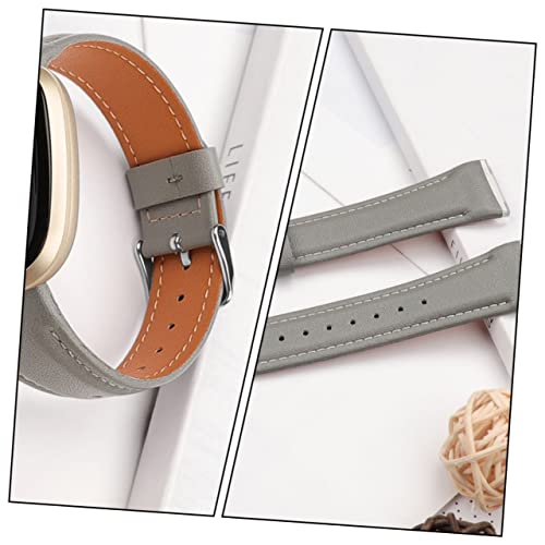 Correa de cuero para reloj inteligente compatible con pulsera inteligente NUOBESTY 7
