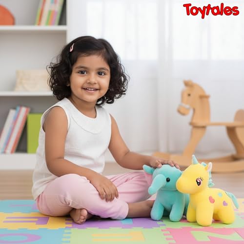 Image of TOYTALES Soft Toy Combo Cute Teddy Bear & Sitting Dog Plush Stuffed Toys for Kids (Pack of 2)