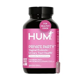 HUM Private Party Vaginal Probiotics for Women’s pH Balance- Cranberry & Lactobacillus Blend -Womens Vaginal Health Supplement – Promote Healthy Vaginal Odor & Vaginal Flora – (30-Day Supply)
