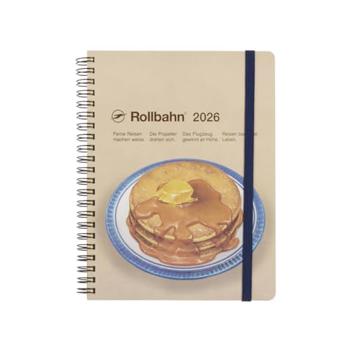 【デルフォニックス手帳 2026年版／2025年10月始まり】ロルバーンダイアリー アメリカンスイーツ A5 スケジュール帳 マンスリー（A（ホットケーキ））のサムネイル