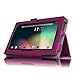 Fintie Premium PU Leather Case Cover for 7 Inch Tablet inclu. NeuTab N7 Pro / NeuTab N7S Pro 7, iRULU X37, Alldaymall A88X 7, Chromo Inc 7, Dragon Touch Y88X 7, Purple
