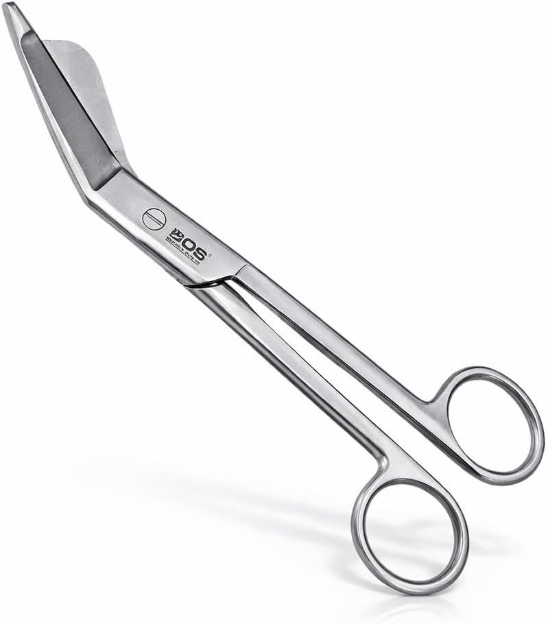 Lister Scissors 7.5 Inch Stainless Steel Bandage Cutting Scissors | Medical Dressing Shears for Hospital, Clinic & First Aid Use