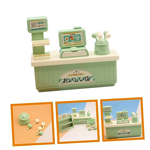 UPKOCH 1 Conjunto De Modelo De Caixa Registradora Brinquedo Educacional Caixa Registradora De Plásti