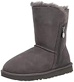 UGG Botas clásicas BAILEY con cremallera para mujer, color gris, talla 6