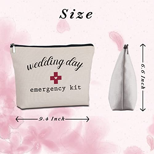 Bridal Shower Gifts: Travel Makeup Bag & Wedding Day Emergency Kit for Bride & Sister or Best Friend 5