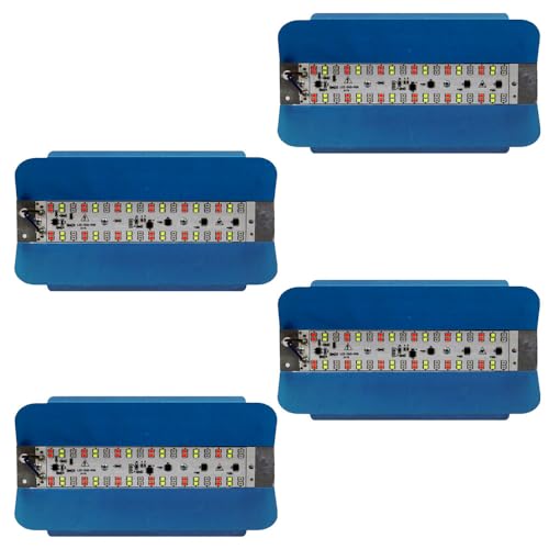 Image of MLD Multicolor 30W Automatic Colour Changing Light (Red, Green, Blue) waterproof LED Tungstun Loding RGB Flood Lights | Pack of 4