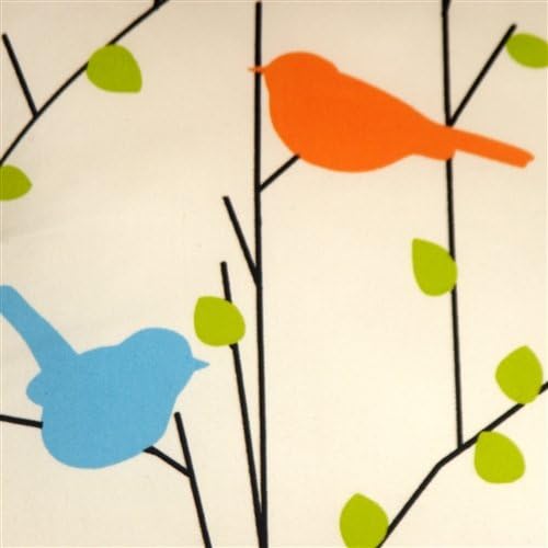 PILLOW DÉCOR Spring Birds 15x15 Decorative Pillow