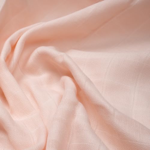 Image of The White Cradle Muslin Swaddle for Newborn Baby, Organic Cotton Wrap Powder Pink