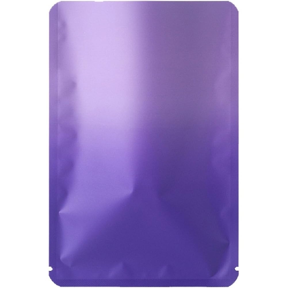 Aundhegrtt 100Pcs Aluminum Foil Packaging Bag Gradual Heat Sealing Blind Box Bag Tea Coffee Bean Self-Sealing Plastic Storage Pouch A