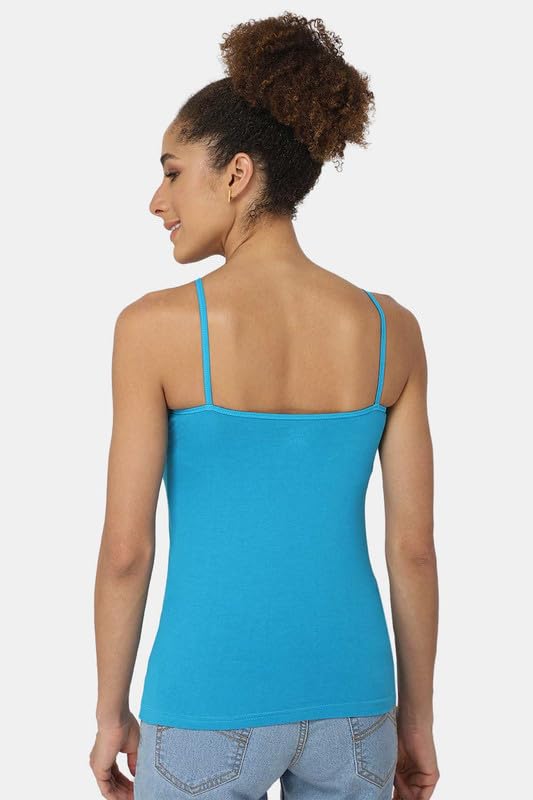 Image of Intimacy Cotton Camisole for Women with Adjustable Spaghetti Straps Comfortable Everyday Wear Camisole Slip for Women