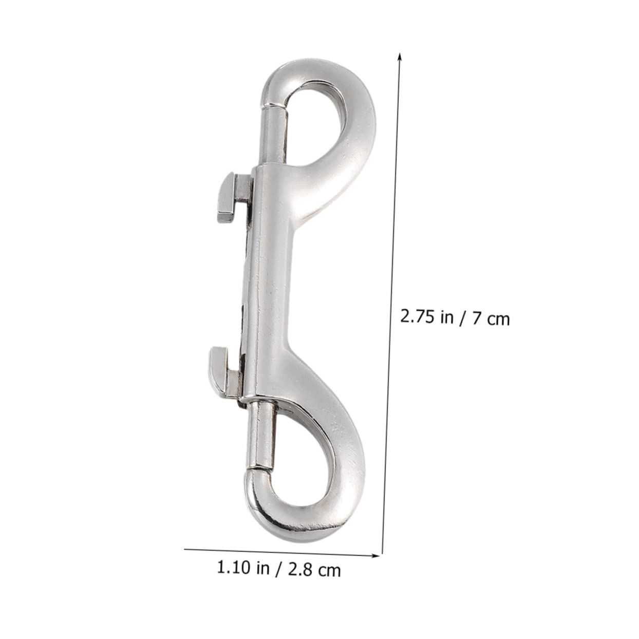 SUPVOX 12 Pack Heavy Duty Dog Leash Snap Hooks Zinc Alloy Bolt Snaps Double Ended Leash Hooks Bulk