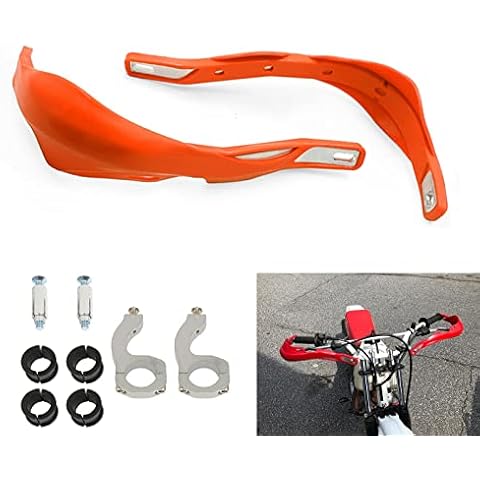 Universal Motorcycles Handguards Handlebar Hand Brush Guards Handle Protector Windshield Crash Protector For Honda Motocross Yamaha Suzuki Kawasaki Dual Sport Dirt Bike ATV MX Cover