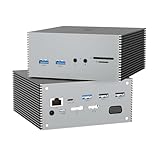 Sortie vidéo de haute qualité : profitez d'une résolution 4K époustouflante sur vos écrans connectés avec les ports HDMI, DP et VGA, assurant des visuels nets et clairs pour votre travail, vos présentations ou vos divertissements.