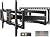 Perlegear Long Arm Full Motion TV Wall Mount for 42–97 Inch TVs up to 150 lbs, Pre-Assembled TV Mount with Full Swivel, Tilt and Extension, Fits 8?/12?/16?/24? Wood Studs, Max VESA 800x400mm, PGXLF02