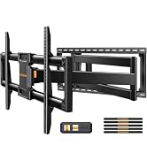 Perlegear Long Arm Full Motion TV Wall Mount for 42–90 Inch TVs up to 150 lbs, 40″ Long Extension...